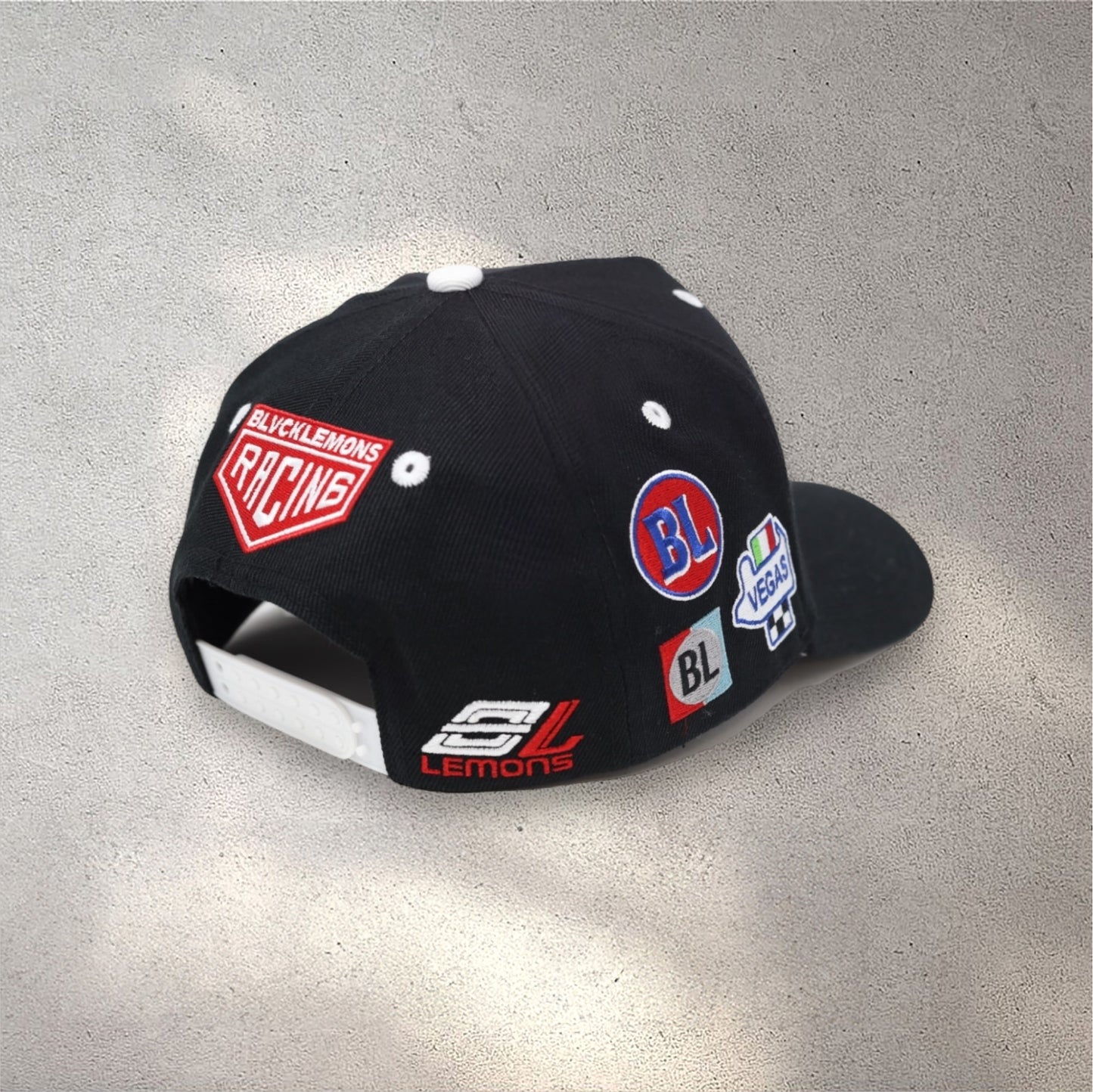 BLVCK LEMONS RACING (BLVCK)🏁 ALL SUEDE SNAPBACK