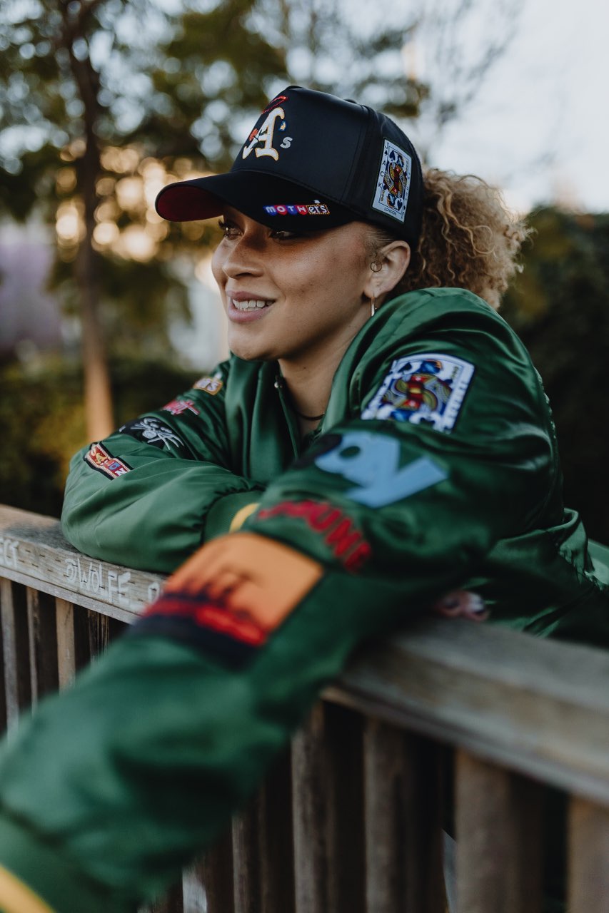 BL DEFREMERY PARK GREEN SATIN JACKET