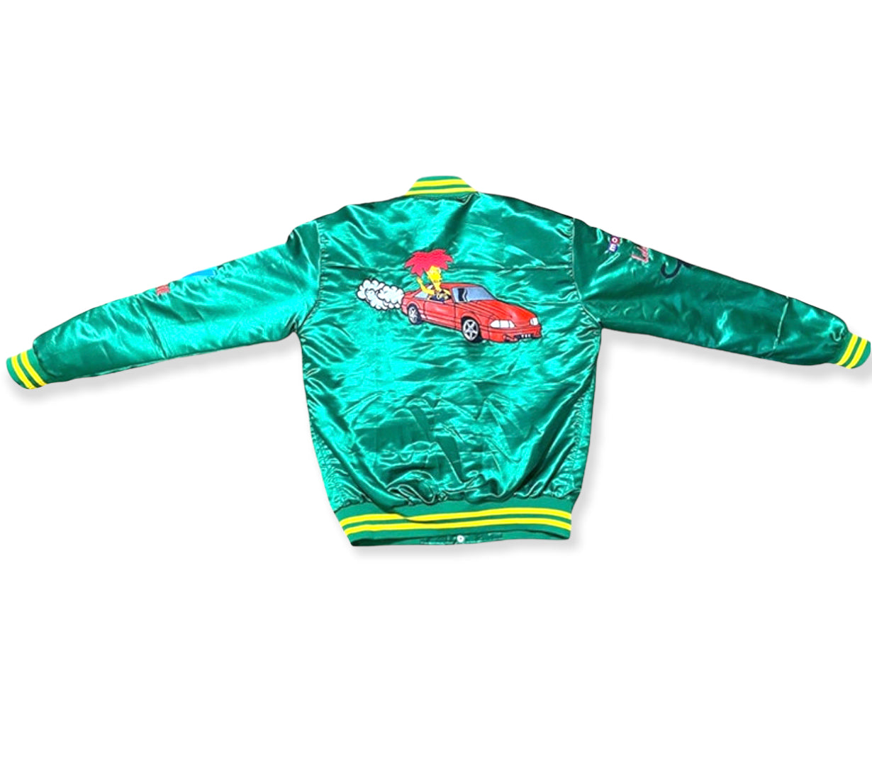 BL DEFREMERY PARK GREEN SATIN JACKET