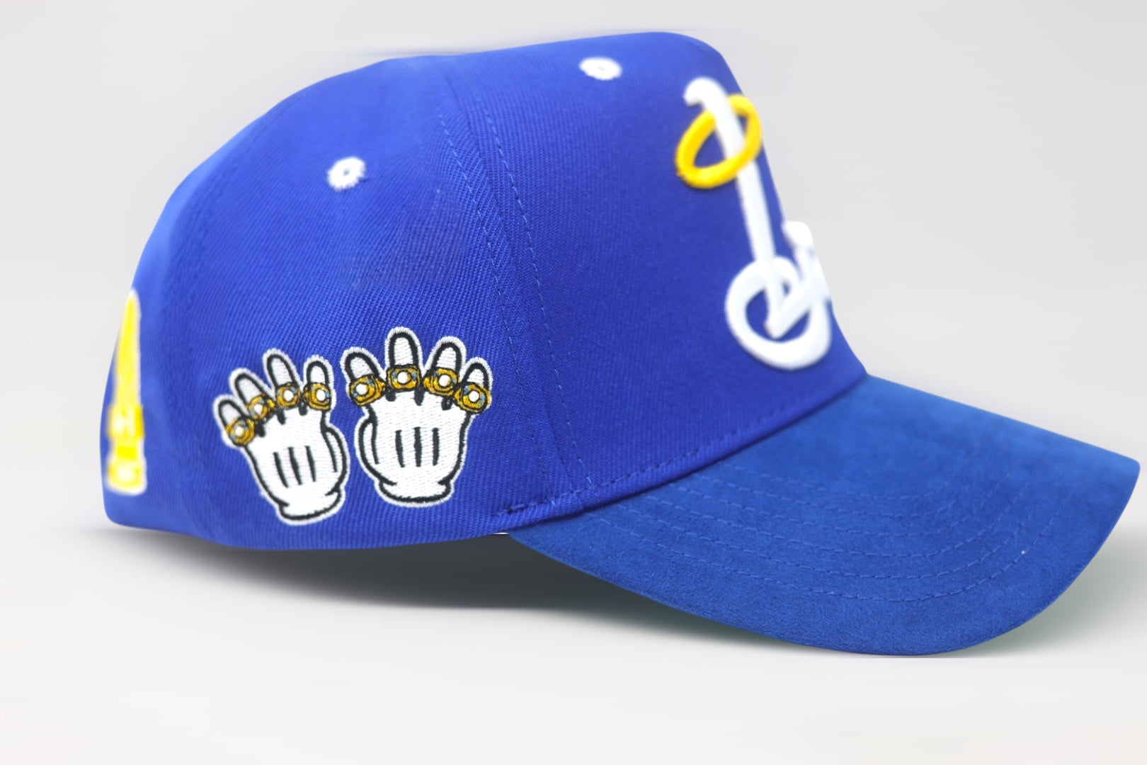 "Ain’t no M*+CKEY MOUSE RING" BLUE / BLUE SnapBack 🔥READY TO SHIP🔥