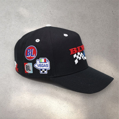 BLVCK LEMONS RACING (BLVCK)🏁 ALL SUEDE SNAPBACK