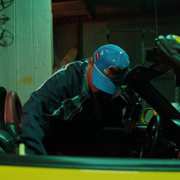 BLUE HomeTown Raceway BLVCK SNAPBACK 🏎️