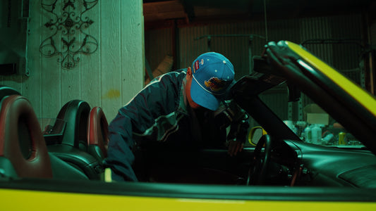 BLUE HomeTown Raceway BLVCK SNAPBACK 🏎️