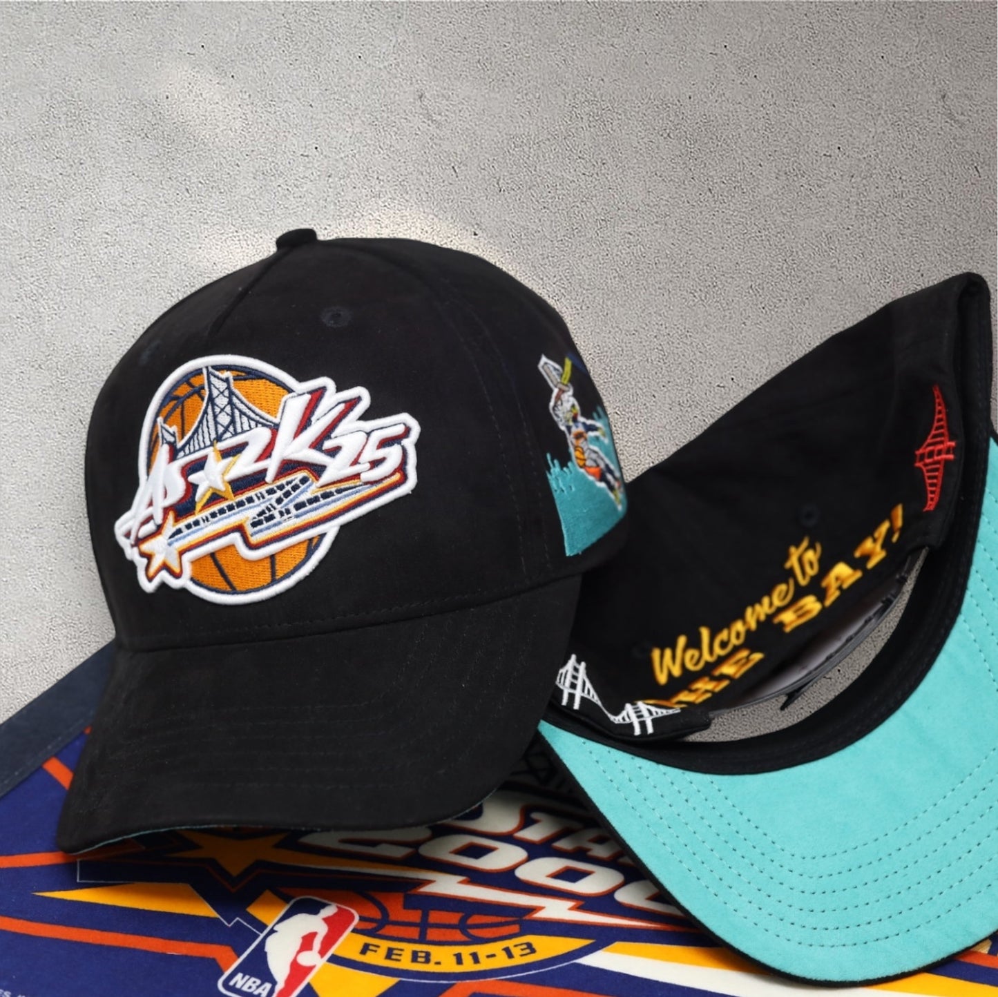 BAY AREA ALL STAR WEEKEND HAT (BLVCK) WARRIORS EDITION