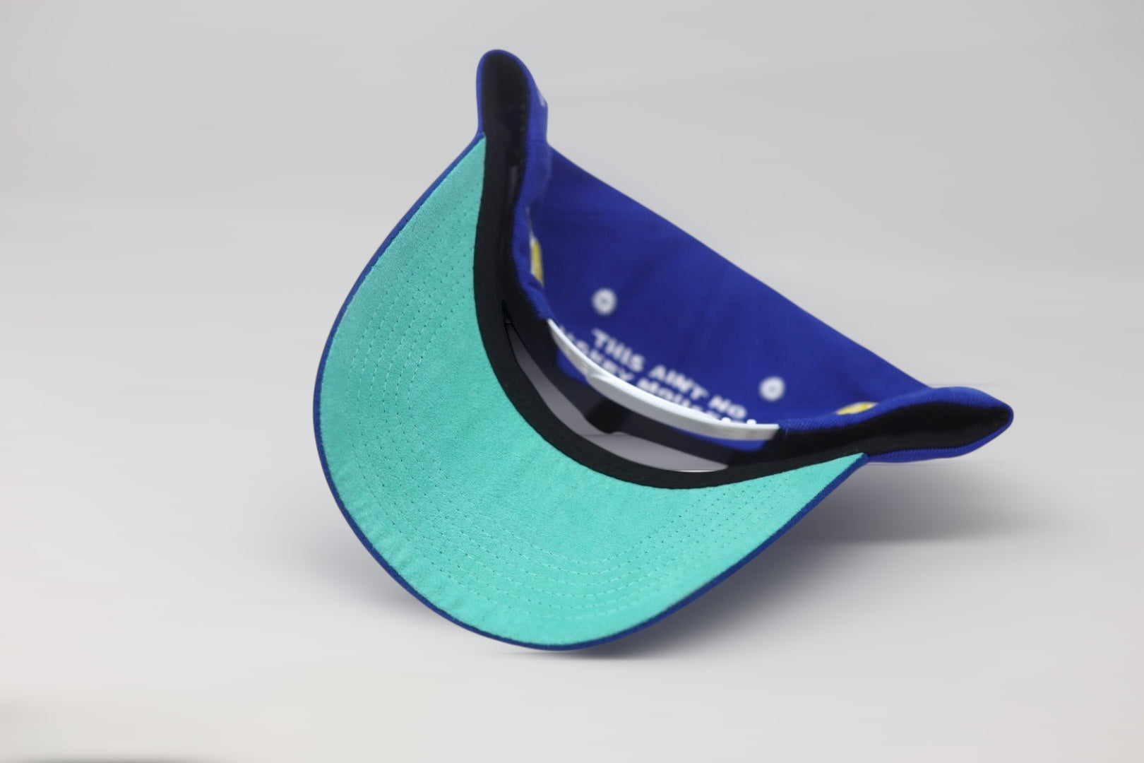 "Ain’t no M*+CKEY MOUSE RING" BLUE / BLUE SnapBack 🔥READY TO SHIP🔥