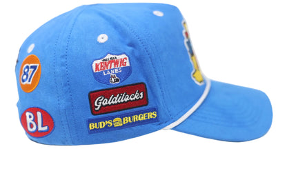 BLUE HomeTown Raceway BLVCK SNAPBACK 🏎️