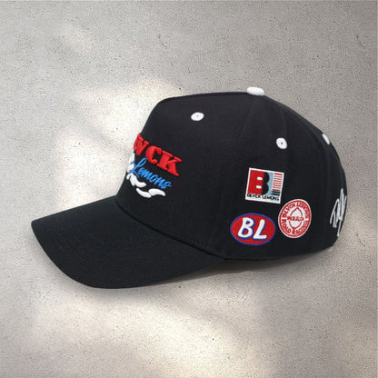 BLVCK LEMONS RACING (BLVCK)🏁 ALL SUEDE SNAPBACK