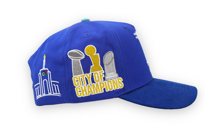 BLVCK LEMONS "CHAMP CITY" BLUE / BLUE SnapBack 🔥READY TO SHIP🔥