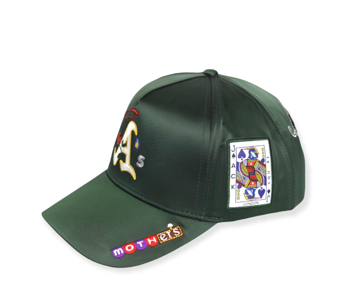 BLVCK LEMONS "ALL OAKLAND" GREEN SATIN SnapBack HAT