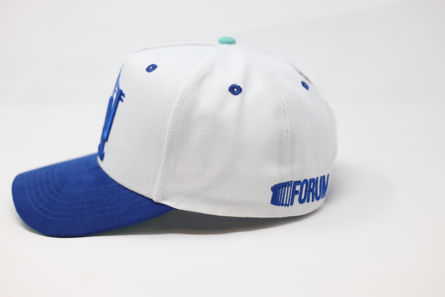 BLVCK LEMONS "CHAMP CITY" WHITE / BLUE SnapBack HAT